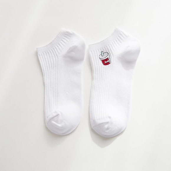 Cola Embroidered Socks - Picture 1 of 1